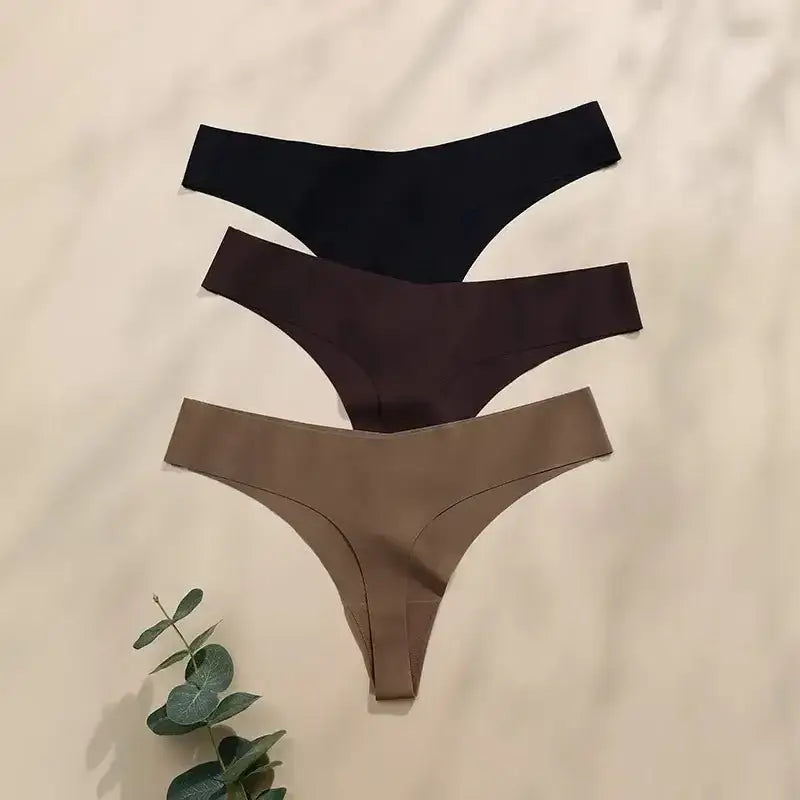 High Quality Latest Design US Size Stylish Solid Ice Silk Seamless Wireless Bras And Women Underwear Set - The Lady's Haven