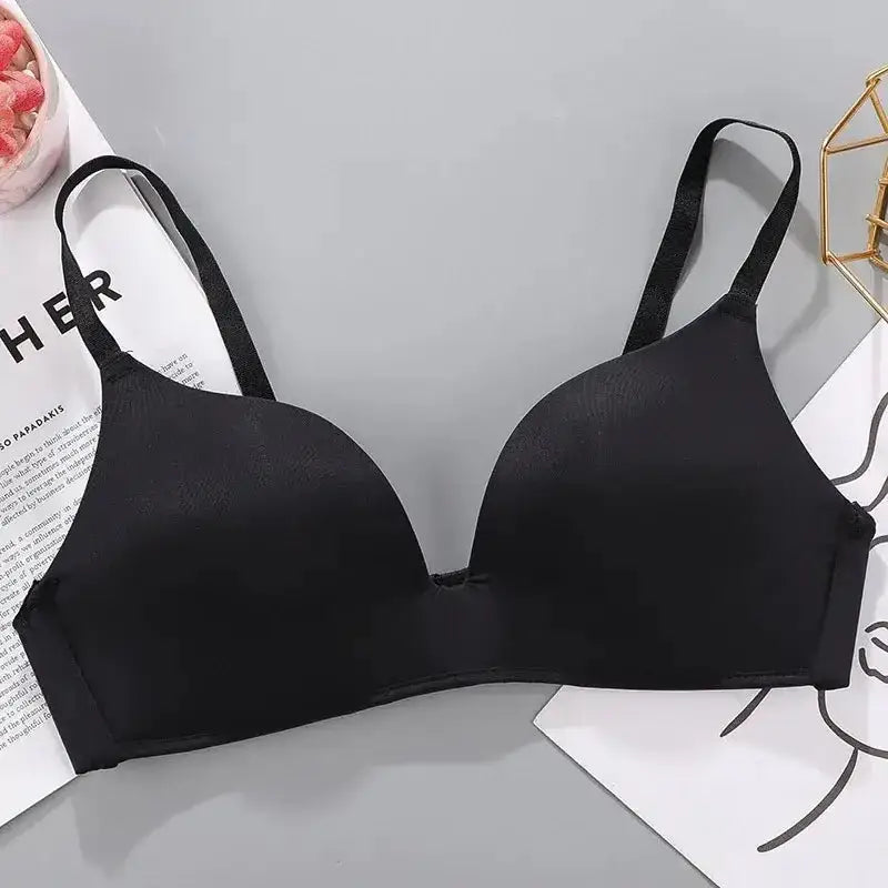 Women Seamless Bra Sexy No Wire Push Up Underwear Girls Students Breathable Thin 10 Colors Bras Female's Bra Breathable Gathered - The Lady's Haven