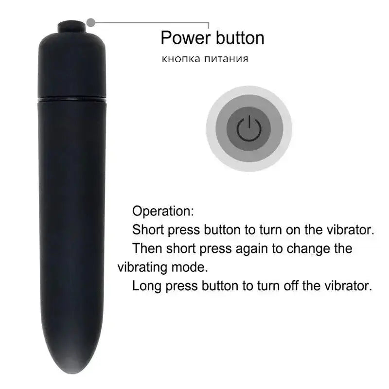 10 Speed Mini Bullet Vibrators Adult Female Dildo Clit Stimulation Sex Toys Vibrating Jump Egg G Spot Vagina Vibrator For Women - The Lady's Haven