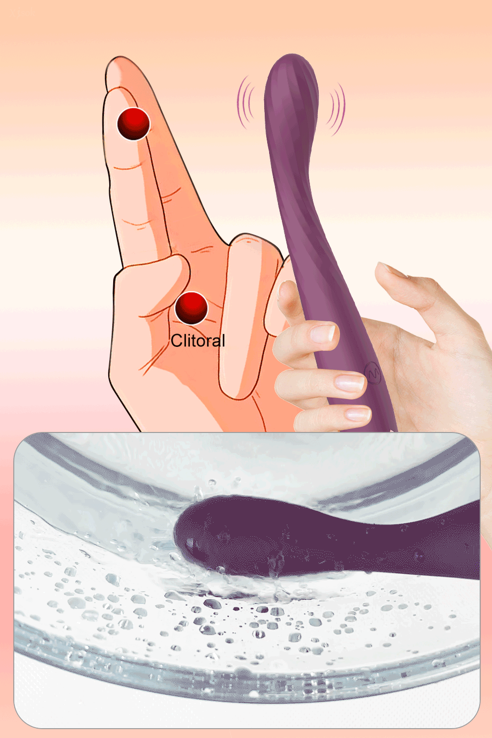8 Seconds to Orgasm G-Spot Vibrator for Women Beginner Finger Shaped Vibes Nipple Clitoris Stimulator Sex Toys