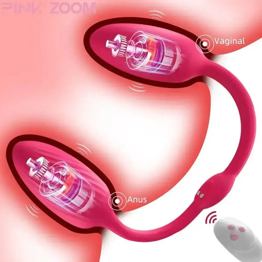 Anal Vibrators Double Dildo for Women G Spot Clitoris Stimulator Butt Plug Vibrating Eggs Wearable Panties Sex Toys for Couple - The Lady's Haven