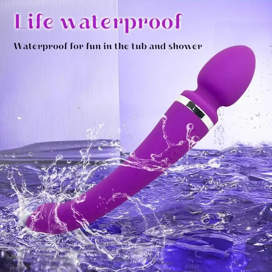 AV Magic Wand Anal Plug Double - ended Vibrators Women G - spot Clit Stimulator Men Butt Plug Masturbator Sex Toys for Couples - The Lady's Haven