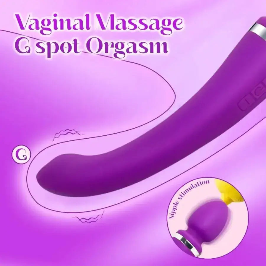 AV Magic Wand Anal Plug Double - ended Vibrators Women G - spot Clit Stimulator Men Butt Plug Masturbator Sex Toys for Couples - The Lady's Haven