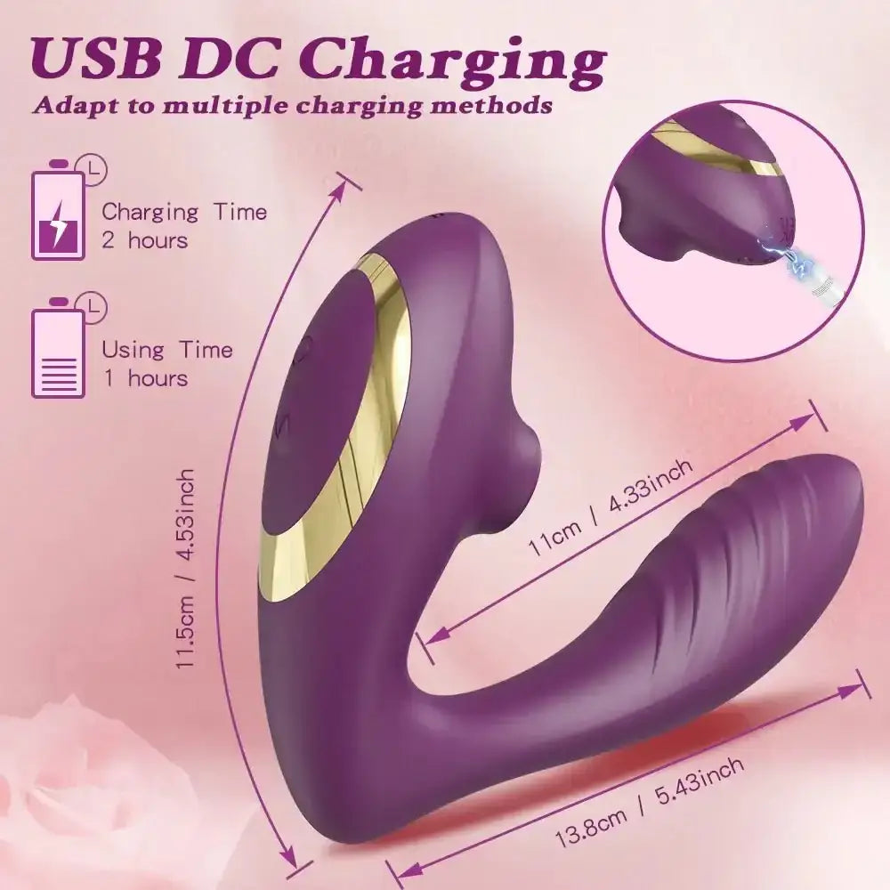 Clit Sucker Vibrator for Women Vagina G-Spot Vibrator Clitoris Stimulator Female Masturabtor Adult Goods Sex Toy
