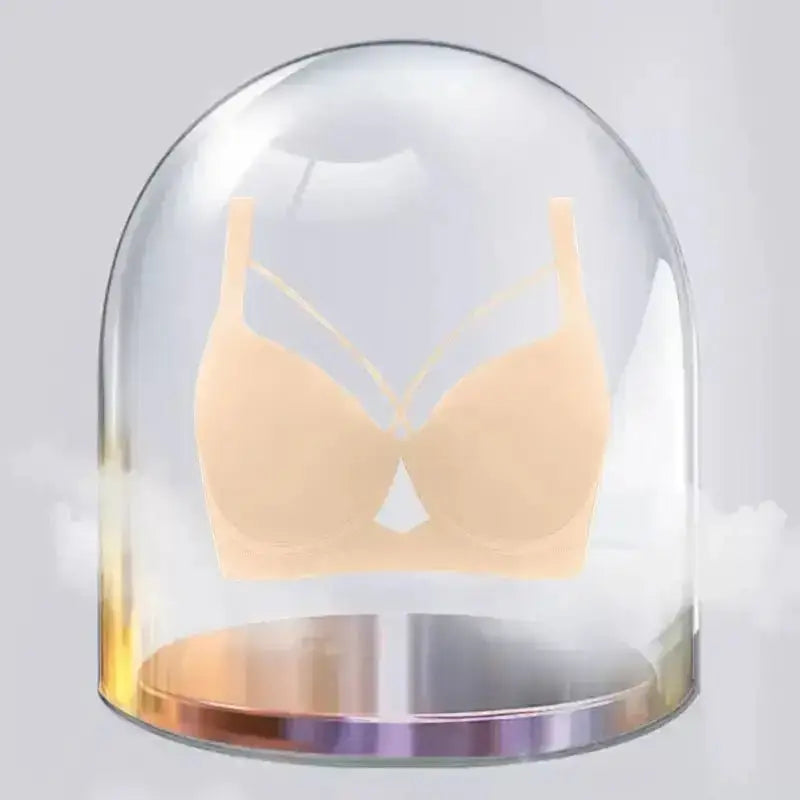 Large Size Seamless Lingerie for Women Thin and Sexy Bra Comfortable Top Up Push - up Anti Sagging Sports Breast Collection Bras - The Lady's Haven