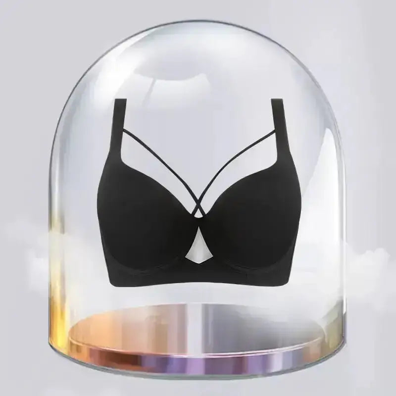 Large Size Seamless Lingerie for Women Thin and Sexy Bra Comfortable Top Up Push - up Anti Sagging Sports Breast Collection Bras - The Lady's Haven