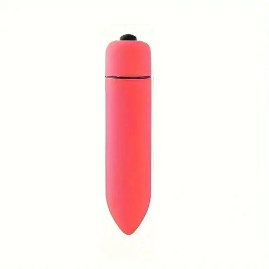 Pink bullet vibrator for G-spot and clitoral stimulation.