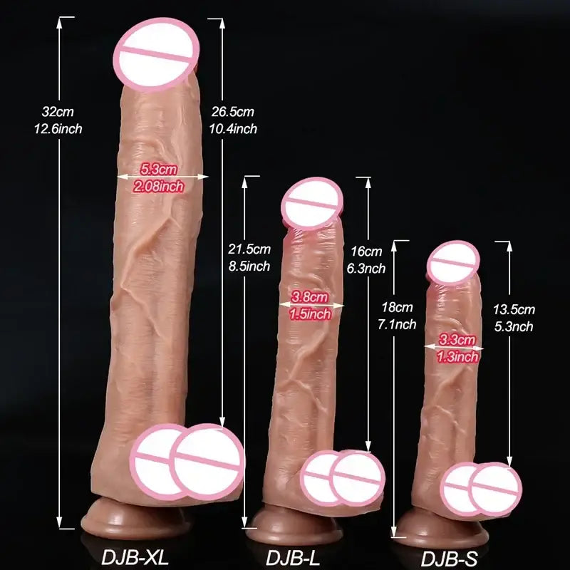 Realistic Dildo With Suction Cup Adult Sexy Toys - Realistic Dildo