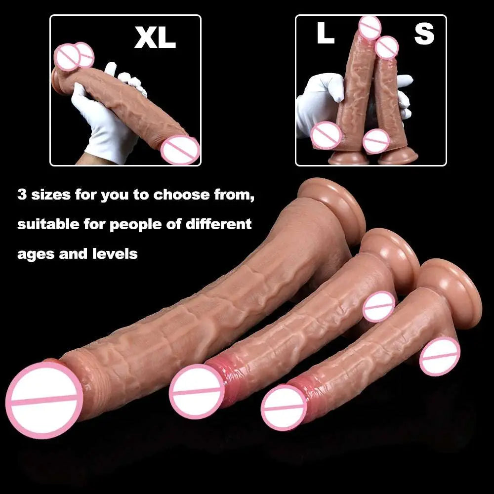 Realistic Dildo With Suction Cup Adult Sexy Toys