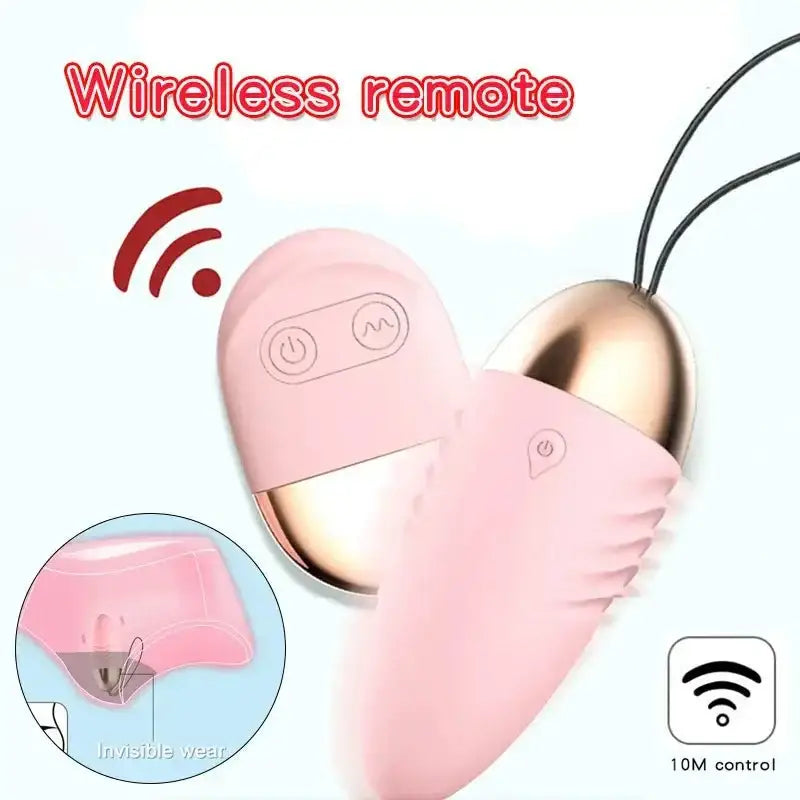 Silicone Vibrating Egg Wireless Remote Control Bullet Vibrators Vaginal Masturbation G Spot Stimulating Massager Women