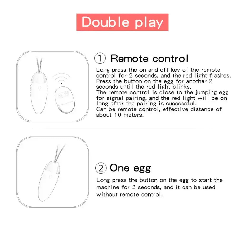 Silicone Vibrating Egg Wireless Remote Control Bullet Vibrators Vaginal Masturbation G Spot Stimulating Massager Women