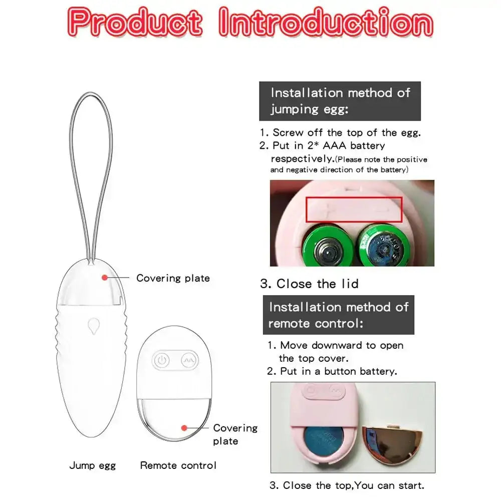 Silicone Vibrating Egg Wireless Remote Control Bullet Vibrators Vaginal Masturbation G Spot Stimulating Massager Women