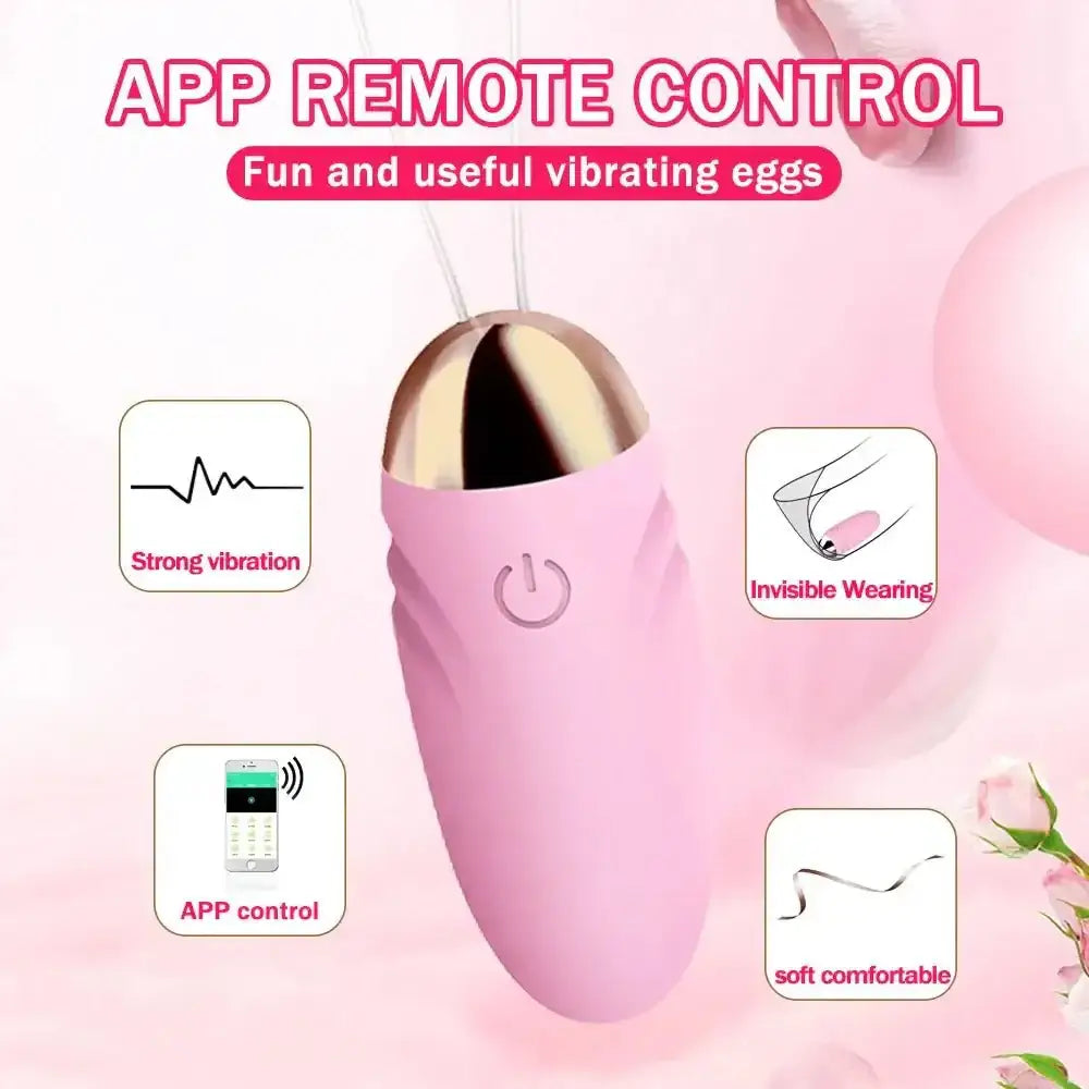 Wireless Bluetooth APP Dildo Vibrator for Women Clitoris Stimulator G Spot Massager Wear Vibrating Egg Sex Toys for Women Adults - The Lady's Haven