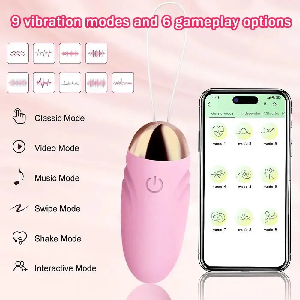 Wireless Bluetooth APP Dildo Vibrator for Women Clitoris Stimulator G Spot Massager Wear Vibrating Egg Sex Toys for Women Adults - The Lady's Haven