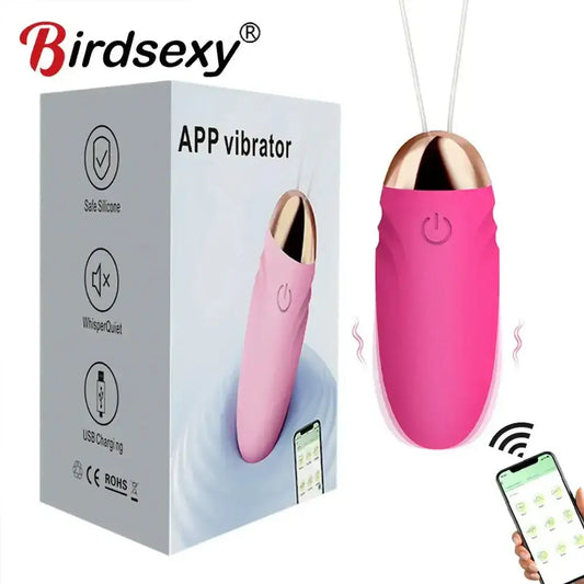 Wireless Bluetooth APP Dildo Vibrator for Women Clitoris Stimulator G Spot Massager Wear Vibrating Egg Sex Toys for Women Adults - The Lady's Haven