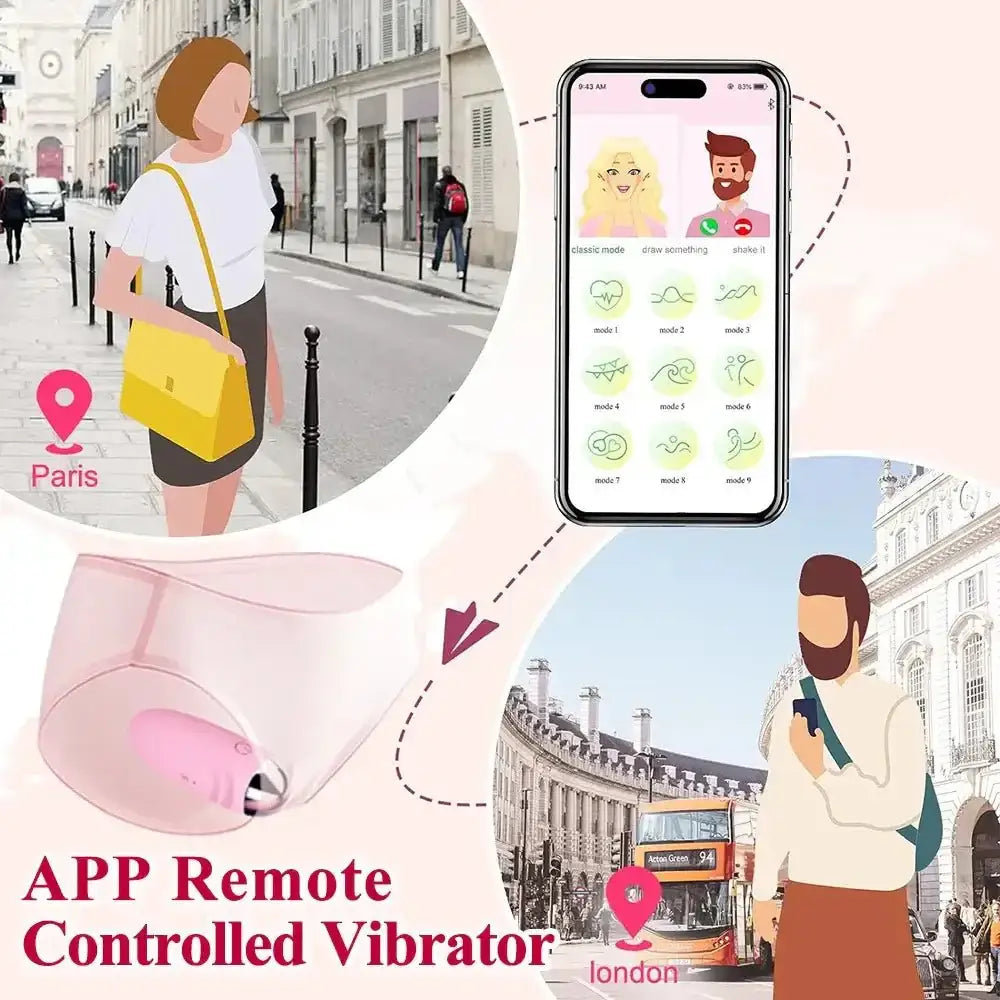 Wireless Bluetooth APP Dildo Vibrator for Women Clitoris Stimulator G Spot Massager Wear Vibrating Egg Sex Toys for Women Adults - The Lady's Haven