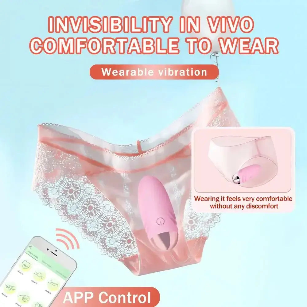 Wireless Bluetooth APP Dildo Vibrator for Women Clitoris Stimulator G Spot Massager Wear Vibrating Egg Sex Toys for Women Adults - The Lady's Haven