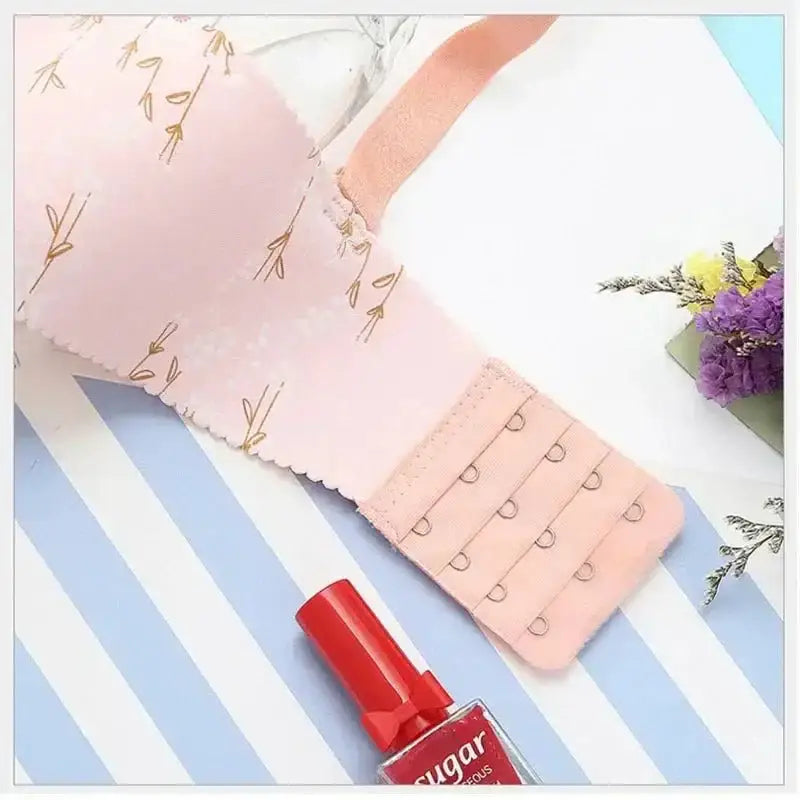 Women Flower Print Seamless Bra Sexy Lingerie Floral Push Up Bras One - Piece Underwear - The Lady's Haven