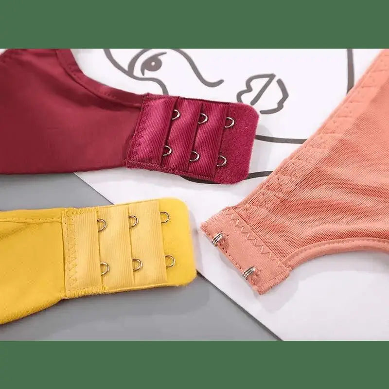 Women Seamless Bra Sexy No Wire Push Up Underwear Girls Students Breathable Thin 10 Colors Bras Female's Bra Breathable Gathered - The Lady's Haven