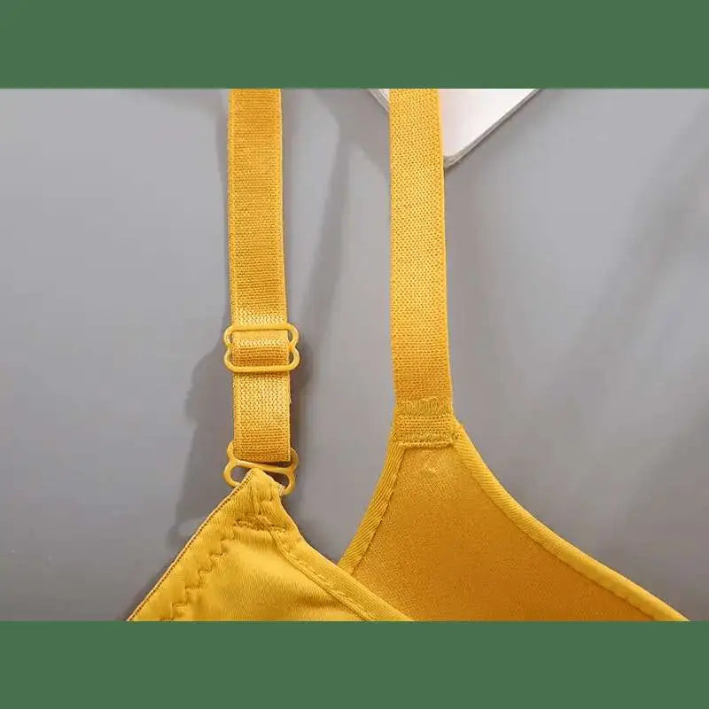 Women Seamless Bra Sexy No Wire Push Up Underwear Girls Students Breathable Thin 10 Colors Bras Female's Bra Breathable Gathered - The Lady's Haven